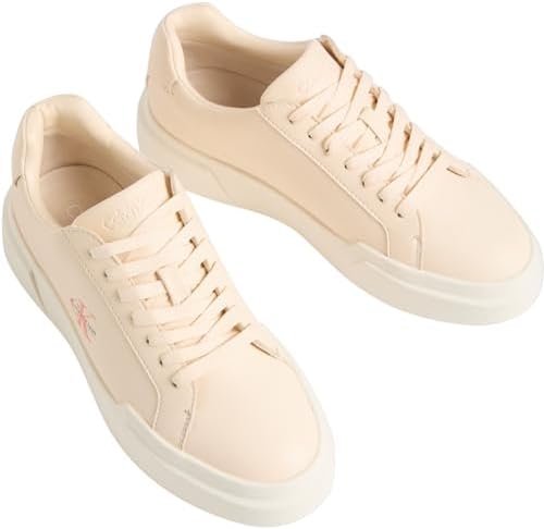 LTH WN Yw0Yw01947 Chaussures Basses à Lacets pour Femme, Beige (Noix de cajou Clair/Bleu Lapis/Guimauve), Pointure 37