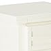 Home Styles Arts and Crafts White Nightstand with Drawer, Pull-out Tray, and a Recessed Storage