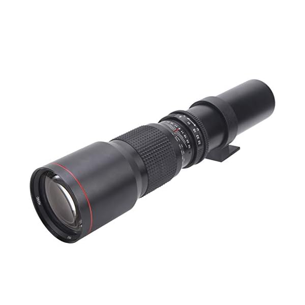 Mavis Laven Kameraobjektiv Tragbares 500-mm-F8-F32-Super-Teleobjektiv Manuelle Fokussierung für T2-Mount-Prime-Objektiv…