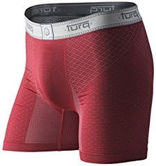 Turq Performance Underwear, Micro Stripes, X-Large (40-42), Brick Black