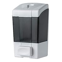 YISMAN Adhesive Soap Dispenser 500ML Drill Free with 3M Adhesive or Wall Mount with Screws,Manual Dispenser Shampoo Shower Gel Lotion Container Dispenser for Kitchen Bathrooms