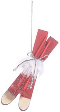 Christmas Pendant,TomMaxwell Wooden DIY Christmas Xmas Gifts Sleigh Ornaments Pendant Christmas Tree Hanging Decoration Christmas Decoration (Red)