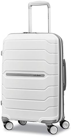 Samsonite Freeform Hardside Expandable with Double Spinner Wheels, White, Carry-On 21-Inch 1 Samsonite Freeform Hardside Expandable with Double Spinner Wheels, White, Carry-On 21-Inch