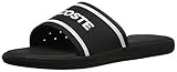 Lacoste Men’s L.30 Slide 118 3,Black/White Synthetic,10 M US