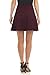 Rekucci Women's Ease In To Comfort Wide Waist Flared Flippy Skirt Luxe Ponte