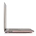 Ruban - MacBook Pro 13 Case 2017 / 2016, A1706 /1708 - Rubberized Hard Case (NEWEST Release 2017 / 2016) with/without Touch Bar & Touch ID Shell Cover 13-inch - ROSE GOLD