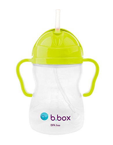b.box Sippy Cup with Innovative Weighted Straw | Easy-Grip Handles | Color: Neon Pineapple | 8 oz. | BPA-Free | Phthalates & PVC Free | Dishwasher Safe - Thumbnail 4