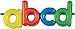 Roylco Lowercase Letter Bead, Assorted Colors, Pack of 288