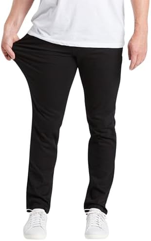 Mugsy Squid Inks Men’s Jean - Classic Fit Black Denim Jeans for Men ...