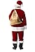 Obosoyo Santa Suit for Men, Men's Deluxe Santa Suit Accessories 11pc. Christmas Ultra Velvet Adult Santa Claus Costume