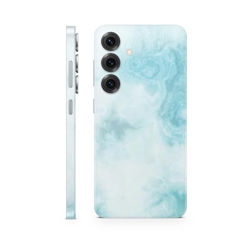 Phone Skin Compatible with Samsung Galaxy S25 - Blue Marble - Premium 3M Vinyl…