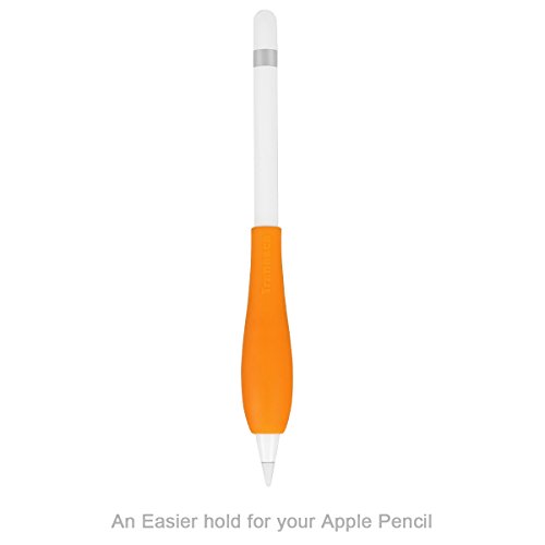 Tranesca Ergonomic grip holder for Apple Pencil-Orange(Must have apple pencil accessory) - Thumbnail 7