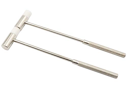 LBY Jewelers Dual Head Hammer Small Metal Hammer Steel Handle Small Rubber Watch Hammer Pack of 2