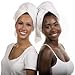 Hair RePear Ultimate Short Hair Towel - Anti Frizz Premium Cotton Product - Enhance Healthy Natural Hair Perfect for Plopping Wrapping Scrunching Curly Wavy Straight Hair