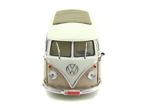 Road Signature 1:1/8 Scale 1962 VW Bus w Sliding Sunroof Diecast Car Volkswagen