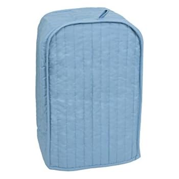 RITZ Polyester / Cotton Quilted Stand Mixer or Coffee Maker Appliance Cover, Dust and Fingerprint Protection, Machine Washable, Light Blue