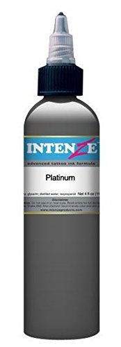 Intenze Tattoo Ink - Platinum - 2oz Bottle
