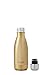 S'well Stainless Steel Water Bottle - 9 Fl Oz - Sparkling Champagne - Triple-Layered Vacuum-Insulated Containers Keeps Drinks Cold for 24 Hours and Hot for 12 - BPA-Free - Perfect for the Go