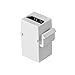 MOERISICAL HDMI Keystone Jack, 5 Pack Wall Jacks Insert Female to Female Coupler Adapter (White)