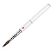 BQAN Fashion Acrylic Nail Brush Metal Handle Kolinsky Hair Nail Art Brushes 14#