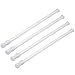 Gydandir 4 Pack Cupboard Bars Curtain Rod Adjustable Spring Tension Rods Extendable Width 15.7 to 28 Inches primary
