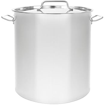 CONCORD Triply Bottom Stainless Steel Stock Pot Home Brew Kettle (60 QT)