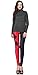 RiverPanda Harley Quinn Print Ankle Length Leggings - Red/Black, Small-Medium
