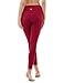 TSLA Yoga Pants Mid-Waist/High-Waist Tummy Control w Side/Hidden Pocket Series