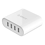 ORICO DCH-4U 31W 4 Port USB Travel Desktop Charging Sattion for iPhone 6s / 6 / 6 plus, iPad Air 2 / mini 3, Samsung Galaxy S6 / S6 Edge / Note 5, HTC M9, Nexus and More - White