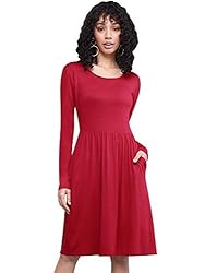 LL WDR2305 Women's Comfy Casual Long Sleeve Flowy