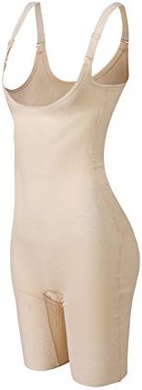 Women's Open Bust Bodysuit Seamless Body Shaper Tummy Control Shapewear