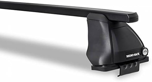Rhino Rack 2006-2013 Audi A3 incl. S3 2011-2017 Ford Fiesta incl. ST 5dr Hatch Euro 2500 Black 2 Bar Roof Rack JB0325