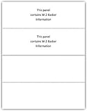 EGP IRS Approved - Blank Laser Paper W2 Blank 4up Horiz Format