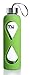 18oz Glass Water Bottle MIUCOLOR - Anti-Slip Silicone Sleeve with Eco-Friendly Shatter Resistant Borosilicate Glass Bottle, BPA, PVC, Plastic and Lead Free, Shamrock
