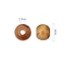 Pandahall 200pcs Natural Round Euro Wood Beads 8mm/0.3