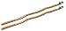 Zefal Bicycle Leather Toe Straps, 370mm, Brown Natural