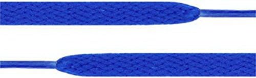 Pixel Shoestring - Flat Athletic Shoe Lace 36 inch Canvas Sneaker Shoelaces Unisex Strings Color Royal Blue