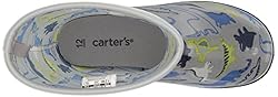 carter's Boy's Nick Rain Boot, New Grey, 11 Little
