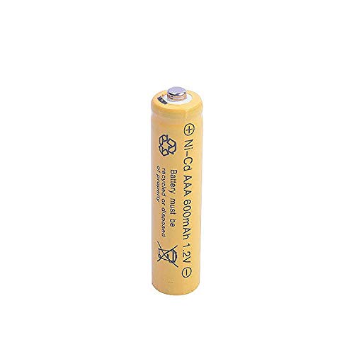 NiCD AAA 600mAh 1.2V Triple A Rechargeable Batteries for Outdoor