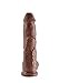Pipedream King Cock with Balls, Brown, 10 Inch