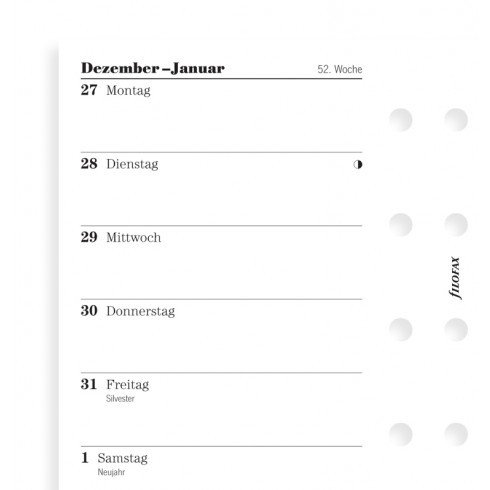 Filofax 000019-68144 Calendar