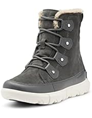 SOREL Women's Explorer II Joan Faux Fur Boot — Waterproof Suede Boots