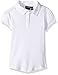 Nautica Girls' Big Short Sleeve Interlock Polo