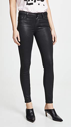 PAIGE Women's Verdugo Ultra Skinny Luxe Coating, Black Fog Luxe Coating, 28 - Thumbnail 2