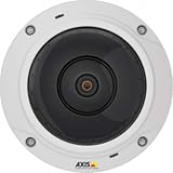 Axis Communications 0548-001 M3037-PVE, Network Surveillance Camera, White
