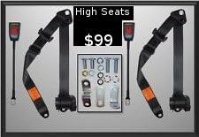 LIGHTPROS 3 point retractable seat belts 2
