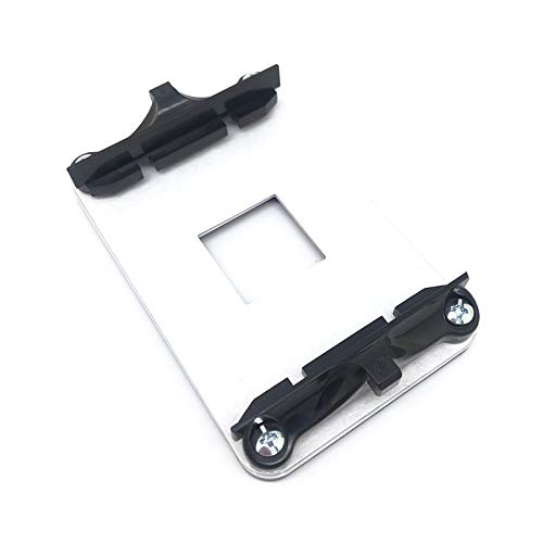 NMD&LR CPU Backplate, Plastic Backplane For Radiator Fan Bottom Shelf Suitable For AM4 AMD Bracket B350 X370 A320 Motherboard (black2)