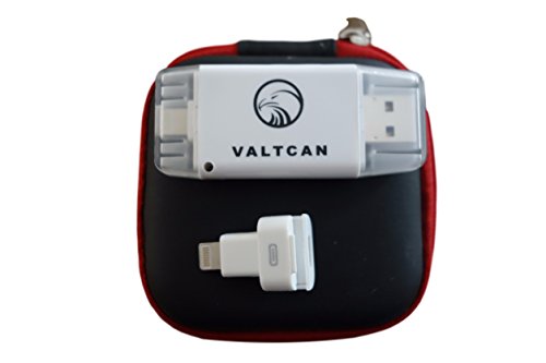 Valtcan SD Card Reader for Apple iOS Trail Camera Viewer for Apple iPhone & iPad, View Photos and Videos on Smartphone Instantly