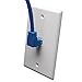 Tripp Lite Cat6 Gigabit Molded Patch Cable (RJ45 Right Angle Up M to RJ45 M) Blue, 3-ft.(N204-003-BL-UP)