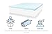 ViscoSoft 3 Inch Memory Foam Mattress Topper Full - Select High Density Ventilated Mattress Pad - Premium Removable Rayon Cover
